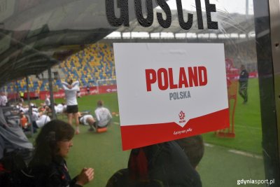 Stadion w Gdyni jest szczęśliwym miejscem dla naszych piłkarek (fot. M. Urbaniak)