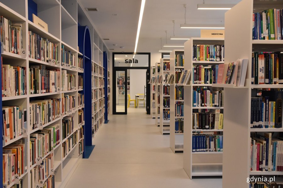 Wnętrza Biblioteki Wiedzy fot. Magdalena Czernek