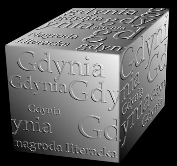 nagroda literacka Gdynia - statuetka (kostka)