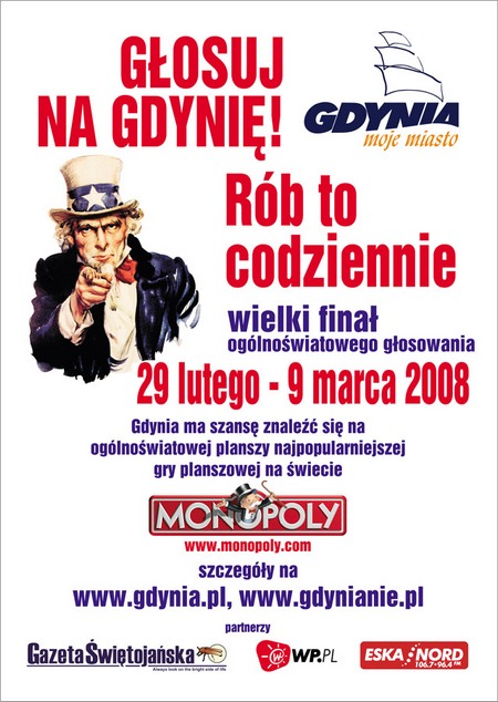 Monopoly - Głosuj na Gdynię