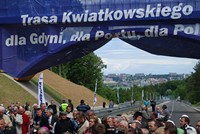 otwarcie Trasy Kwiatkowskiego - mieszkańcy, foto: Dorota Nelke