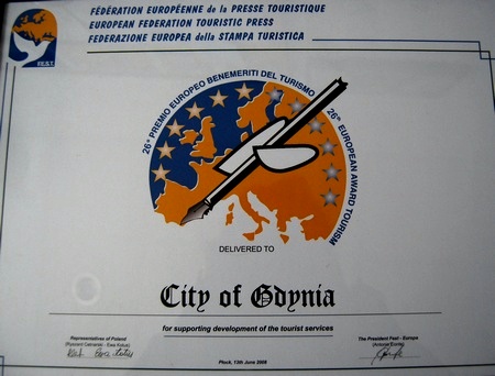 nagroda EUROPEAN AWARDS FOR TOURISM