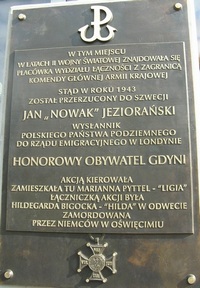 tablica Jana Nowaka Jeziorańskiego, fot.: Dorota Nelke