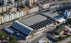 Bird’s eye view of the indoor market, photo by Kacper Kowalski (aeromedia.pl) Bird’s eye view of the indoor market, photo by Kacper Kowalski (aeromedia.pl)