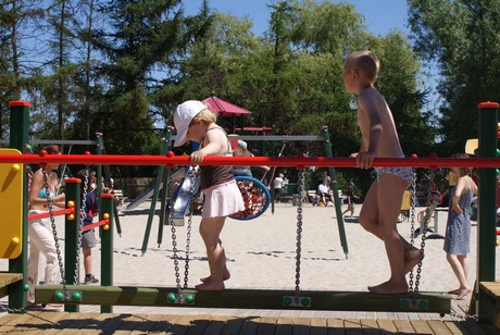 Otwarcie placu zabaw na plaży Śródmieście, fot. Paulina Filipowicz