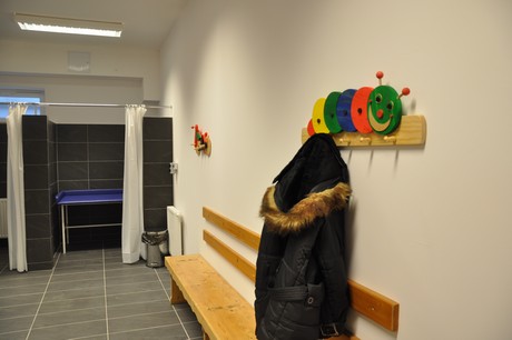 Otwarcie Gdyńskiego Ośrodka Hipoterapii - szatnia, fot. Dorota Nelke