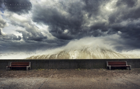 Ekstremalna pogoda w Gdyni - fot. Elwira Kruszelnicka