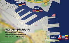 Plan cumowania okrętów - Faza portowa
