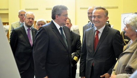 Prezydent RP Bronisław Komorowski i Prezydent Gdyni Wojciech Szczurek /fot. Dorota Nelke