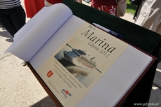 Uroczystość odsłonięcia tablicy wycieczkowca "Marina" w Alei Statków Pasażerskich, fot.: Sylwia Szumielewicz-Tobiasz