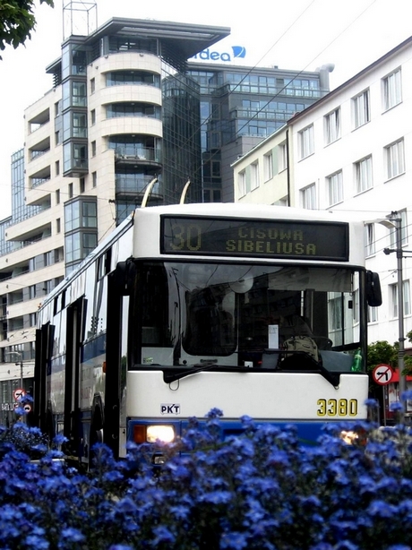Wyróżnione zdjęcie w ogólnopolskim konkursie „Moje trolejbusy, moje miasto”, fot. Karolina Weiner