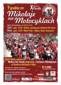 Mikołaje na motocyklach