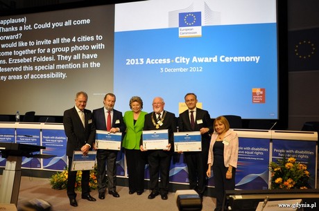 Gdynia wśród wyróżnionych w Brukseli europejską nagrodą dla miast dostępnych „Access City Award” / fot. Joanna Leman