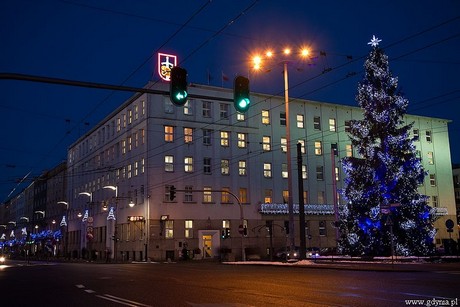 Świąteczna iluminacja Gdyni / fot. Marcin Kostrzyński