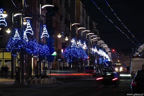 Świąteczna iluminacja Gdyni / fot. Marcin Kostrzyński