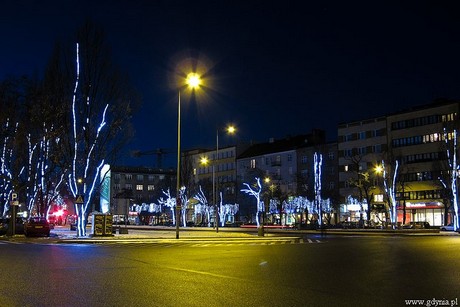 Świąteczna iluminacja Gdyni / fot. Marcin Kostrzyński