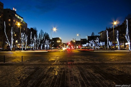 Świąteczna iluminacja Gdyni / fot. Marcin Kostrzyński