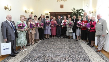 Medale dla małżeństw jubilatów - uroczystość 29 maja 2013 (część druga) / fot. Marek Grabarz
