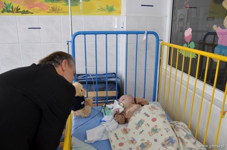 Dzień Dziecka - odwiedziny najmłodszych pacjentów gdyńskich szpitali / fot. Dorota Nelke