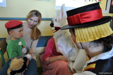 Dzień Dziecka - odwiedziny najmłodszych pacjentów gdyńskich szpitali / fot. Dorota Nelke