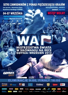 XXXV Mistrzostwa Świata w Siłowaniu na Ręce Gdynia 2013