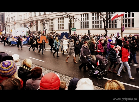 Akcja Movember na Gdyńskiej Paradzie Niepodległości