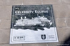Wmurowanie tablicy „Celebrity Eclipse” w Alei Statków Pasażerskich w Gdyni / fot. Dorota Nelke
