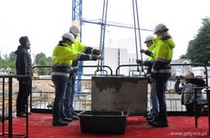 Wmurowanie kamienia węgielnego pod budowę Gdyńskiego Centrum Filmowego / fot. Dorota Nelke