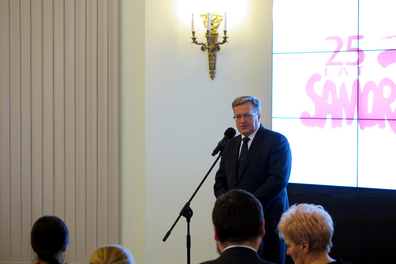 Spotkanie otworzył Prezydent RP Bronisław Komorowski / fot. Robert Hirsch