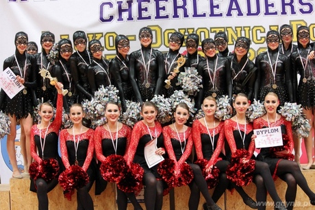 Cheerleaders z MDK w Gdyni na XVIII Mistrzostwach Polski Cheerleaders, fot. MDK w Gdyni
