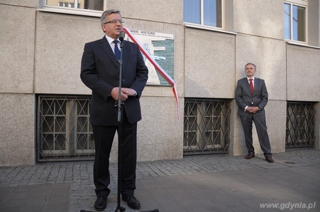 Prezydent RP Bronisław Komorowski i Prezydent Gdyni Wojciech Szczurek, fot. Dorota Nelke