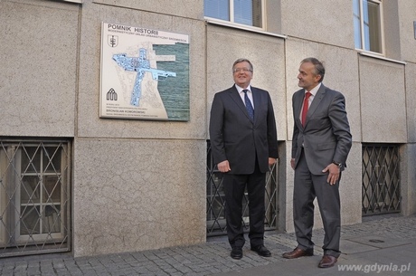 Prezydent RP Bronisław Komorowski i Prezydent Gdyni Wojciech Szczurek, fot. Dorota Nelke