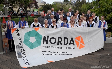 Przedstawiciele NORDY na inauguracji sezonu letniego Gdyni i Północnych Kaszub 2015 , fot. Michał Kowalski