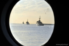 Wyjście okrętów na fazę morską ćwiczeń BALTOPS, fot. Marian Kluczyński