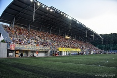 Wypełniony po brzegi Narodowy Stadion Rugby podczas finału Mistrzostw Polski w rugby, fot. Michał Puszczewicz