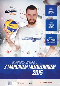 Trening siatkarski z Marcinem Możdżonkiem