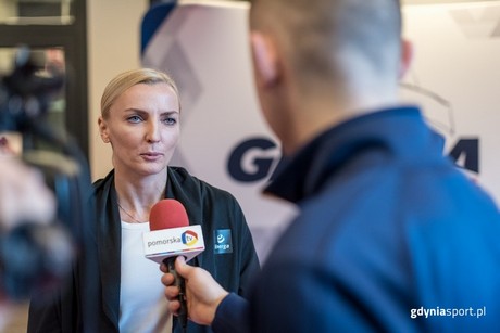 Anna Rogowska na konferencji Inaugurującej PKO Grand Prix Gdyni 2016, fot. gdyniasport.pl