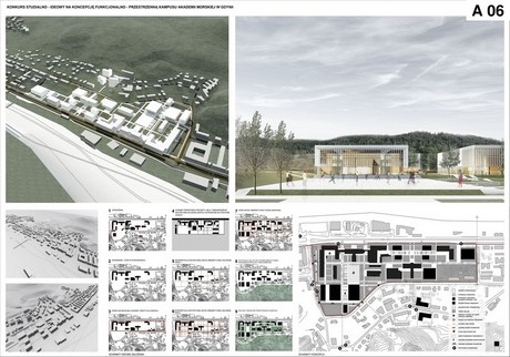 Koncepcja kampusu Akademii Morskiej w Gdyni przygotowana przez DEC WOLSZCZAK ARCHITEKCI