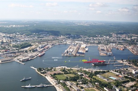 Planowana lokalizacja Obrotnicy nr 2 - fot. Zarząd Morskiego Portu Gdynia S.A.