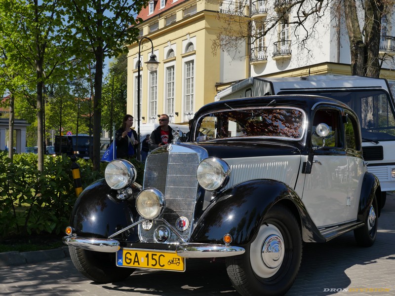 Mercedes 170V z Gdyńskiego Muzeum Motoryzacji, który podczas wystawy Mercedesów w Sopocie zdobył tytuł Auto Wystawy