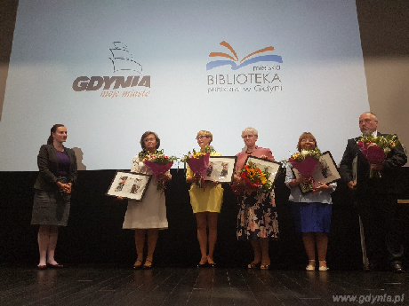 Bibliotekarze nagrodzeni przez prezydenta Gdyni, fot. Małgorzata Omachel-Kwidzińska