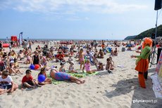 Festyn na zakończenie wakacji na plaży miejskiej, fot. gdyniasport.pl