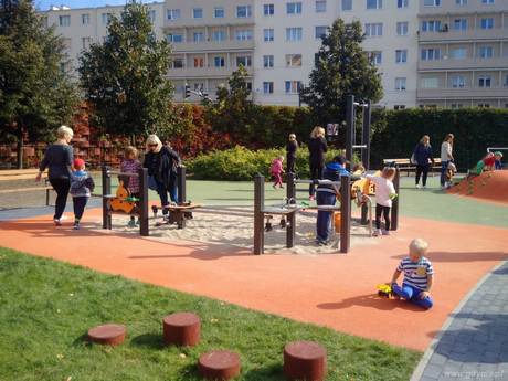 Nowy plac zabaw na ulicy Śląskiej, fot. Dorota Patzer