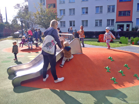 Nowy plac zabaw na ulicy Śląskiej, fot. Dorota Patzer