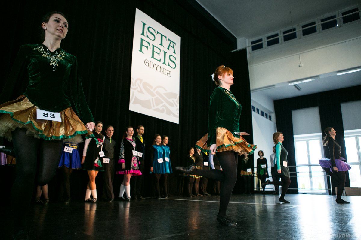 Konkurs tańca irlandzkiego Ista Feis w Gdyni, fot. Karol Stańczak