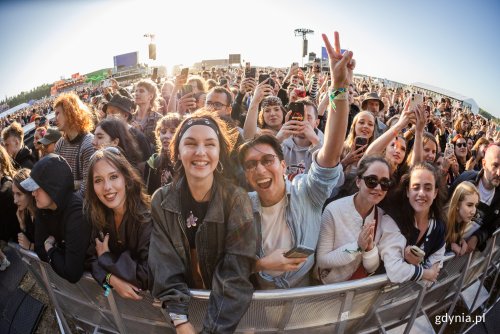 Uczestnicy Open’er Festivalu w Gdyni (fot. Karol Stańczak)