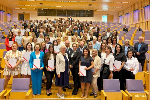 Gala wręczenia aktów nadania dla nauczycieli dyplomowanych w PPNT – Gdynia, 27 sierpnia 2025 r. (fot. Katarzyna Balcerzak)