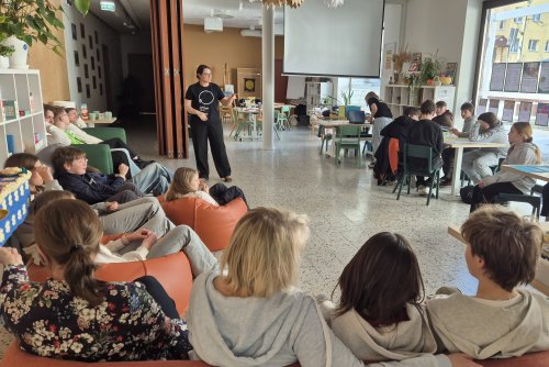 Spotkanie odbyło się w Domu Sąsiedzkim w Przystani Widna 2A (fot. Laboratorium Innowacji Społecznych)