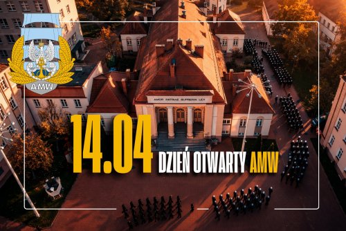 14 kwietnia odbędzie się Dzień Otwarty Akademii Marynarki Wojennej (mat. AMW)
