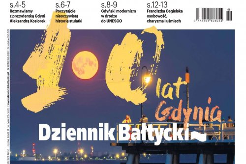 Okładka „Dziennika Bałtyckiego